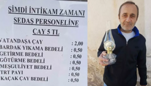 Gelen faturaya kızdı, elektrik şirketi çalışanlarına çayı 5 TL yaptı