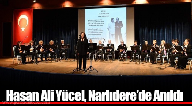 Hasan Ali Yücel, Narlıdere’de Anıldı