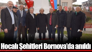 Hocalı Şehitleri Bornova’da anıldı