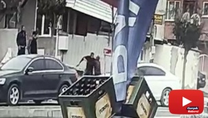 Husumetlilerine polis merkezi önünde ateş açtılar