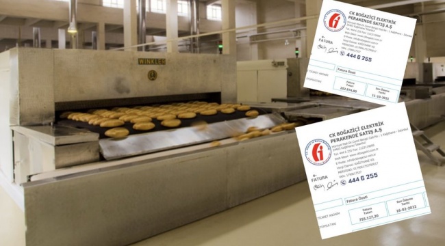 İstanbul Halk Ekmek yöneticisi paylaştı: Fabrikanın 202 bin liralık elektrik faturası, 755 bin lira oldu!