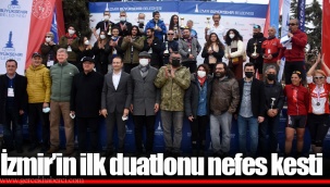 İzmir’in ilk duatlonu nefes kesti