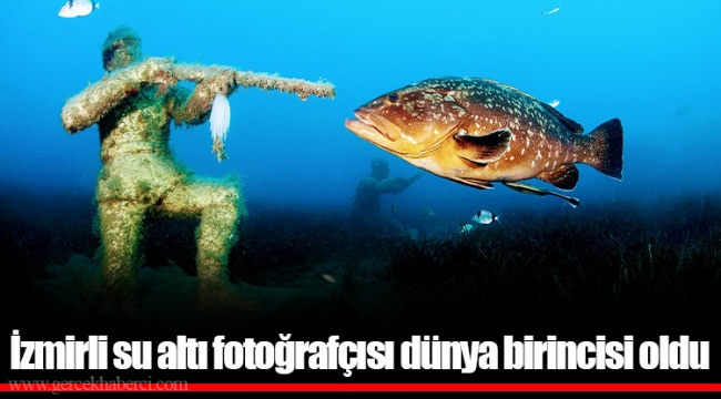 İzmirli su altı fotoğrafçısı dünya birincisi oldu