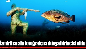 İzmirli su altı fotoğrafçısı dünya birincisi oldu