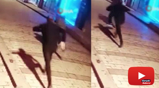 Kapkaç anı güvenlik kamerasına yansıdı