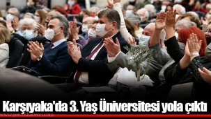 Karşıyaka'da 3. Yaş Üniversitesi yola çıktı