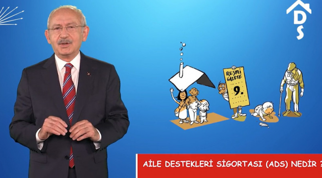 Kılıçdaroğlu 'Aile Destekleri Sigortası'nı anlattı: Bütün ailelerin güvencesi olacak