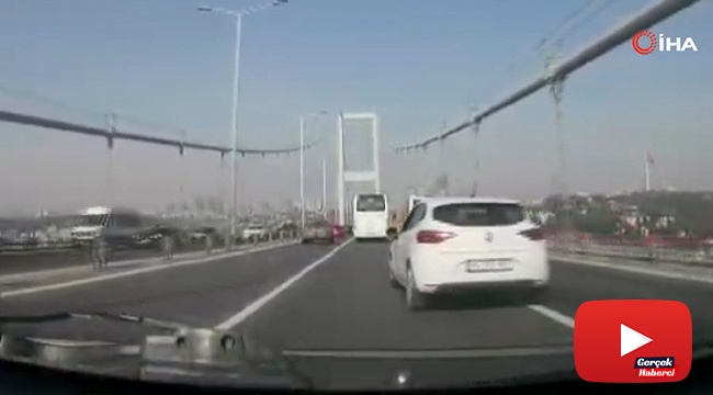 Makas atan sürücüyü takip edip böyle yakaladılar