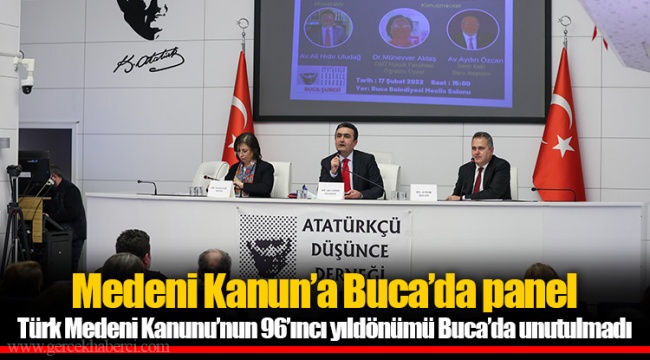 Medeni Kanun'a Buca'da panel