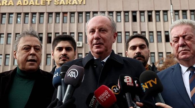 Muharrem İnce, ‘Cumhurbaşkanına hakaret’ suçundan ifade verdi