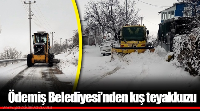 Ödemiş Belediyesi’nden kış teyakkuzu 