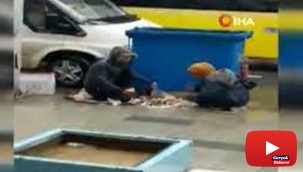 Önce dilendiler sonra da vatandaşlarla dalga geçtiler