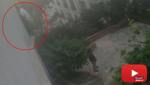Otele tırmanan hırsızlar kamerada: Cüzdan çalıp paraları bölüştüler