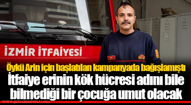Öykü Arin için başlatılan kampanyada bağışlamıştı