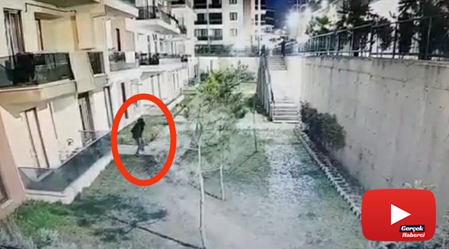 Palayla siteye girdi, 5.kattan aşağıya balkonlardan indi