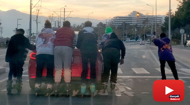 Patenli gençlerden ölüme davetiye