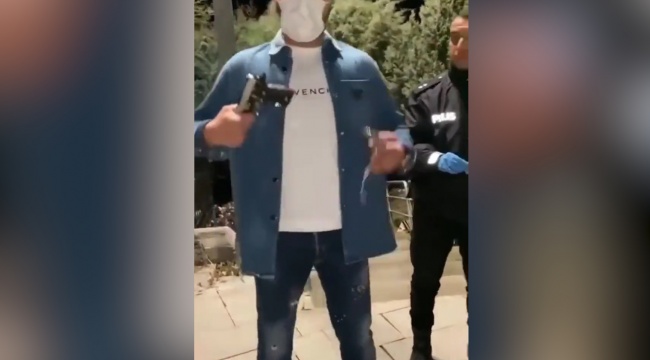 "Silah çektiği" iddiasıyla şikayet edilen Gökhan Göz, polislerin videosunu çekti: Dağda 10 tane PKK'lı deseler bu kadar polis gelmez