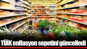 TÜİK enflasyon sepetini güncelledi