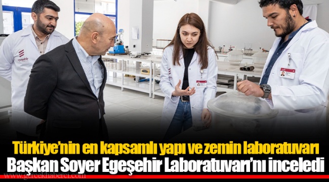 Türkiye’nin en kapsamlı yapı ve zemin laboratuvarı