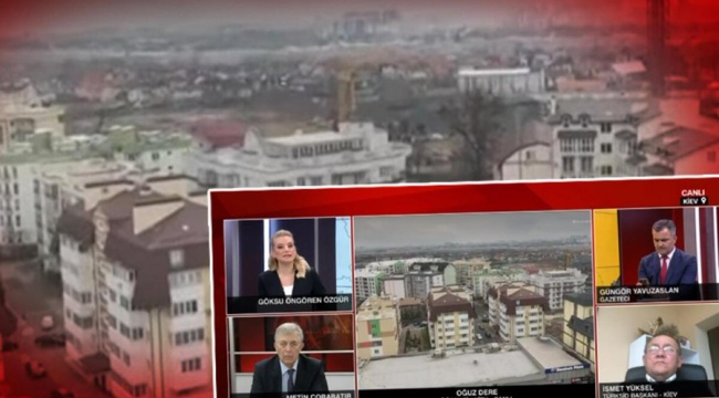 Ukrayna'nın Kiev kentine büyük bombardıman! Türk öğrenci: Yayını terk etmem gerekiyor