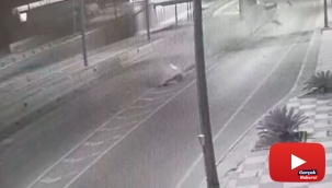 3 genci ölüme götüren kaza güvenlik kamerasında