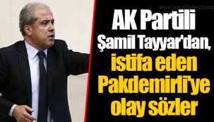 AK Partili Şamil Tayyar'dan, istifa eden Pakdemirli'ye olay sözler