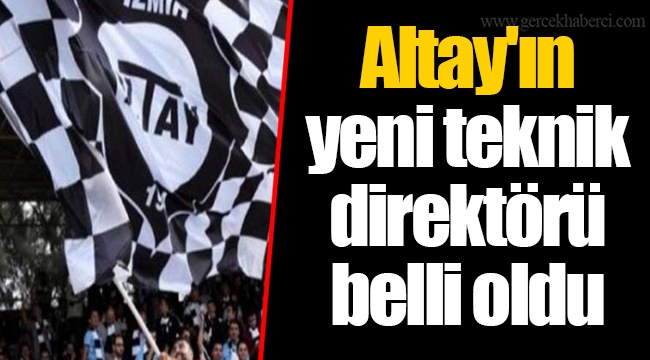 Altay'ın yeni teknik direktörü belli oldu