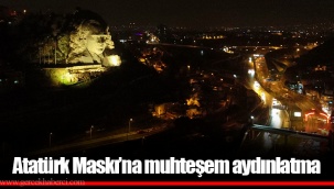 Atatürk Maskı’na muhteşem aydınlatma