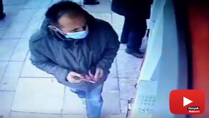 ATM’de unutulan emekli maaşını kapan hırsız kamerada