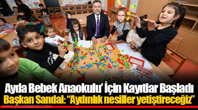 Ayda Bebek Anaokulu’ İçin Kayıtlar Başladı