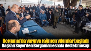Bergama’da yargıya rağmen yıkımlar başladı