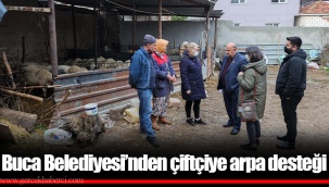 Buca Belediyesi’nden çiftçiye arpa desteği