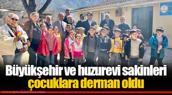 Büyükşehir ve huzurevi sakinleri çocuklara derman oldu