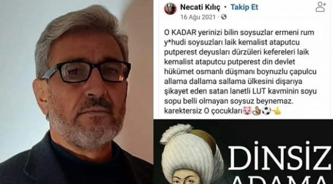 Din Öğretmeninden Atatürk'e ve Laiklere Şoke Eden Küfürler