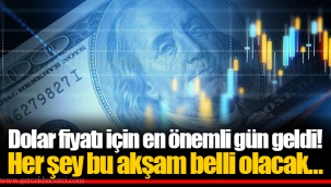 Dolar fiyatı için en önemli gün geldi! Her şey bu akşam belli olacak…