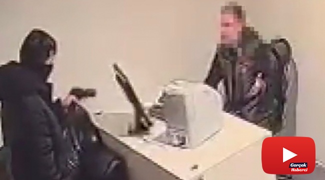 Döviz bürosuna silahlı soygun girişimi kamerada