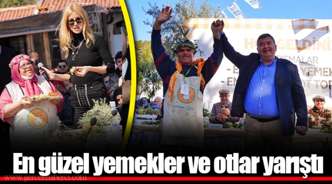 En güzel yemekler ve otlar yarıştı