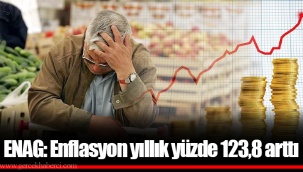 ENAG: Enflasyon yıllık yüzde 123,8 arttı