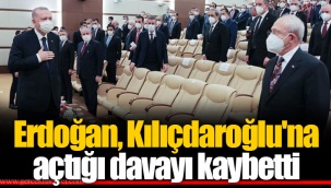 Erdoğan, Kılıçdaroğlu'na açtığı davayı kaybetti