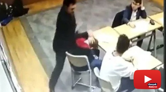 Erkek öğrencilere şiddet uygulayan görevli gözaltına alındı