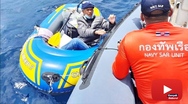 Eşine ulaşmak için şişme bot ile 2 bin kilometrelik deniz yolculuğuna çıktı