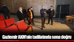 Gaziemir AKM’nin tadilatında sona doğru