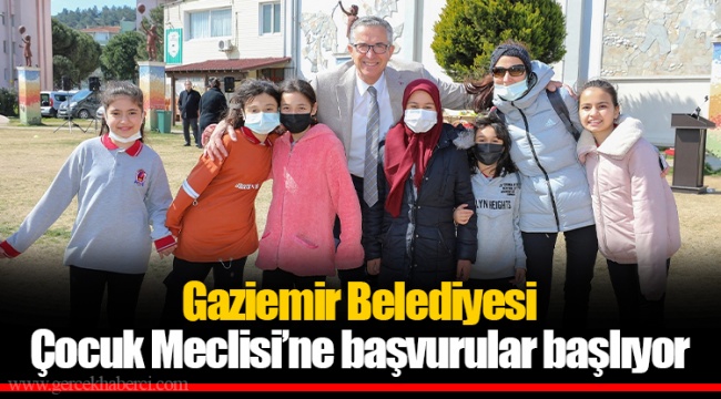 Gaziemir Belediyesi Çocuk Meclisi’ne başvurular başlıyor