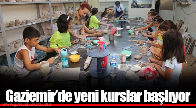Gaziemir’de yeni kurslar başlıyor