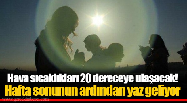 Hava sıcaklıkları 20 dereceye ulaşacak! Hafta sonunun ardından yaz geliyor