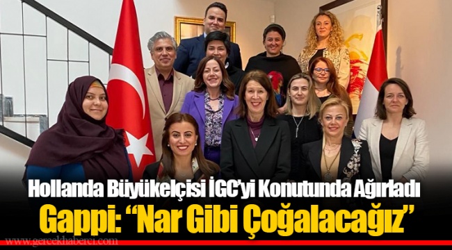 Hollanda Büyükelçisi İGC’yi Konutunda Ağırladı 