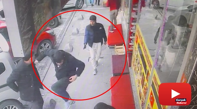 Husumetlisine sokak ortasında ateş açtı, saldırı anı kameraya yansıdı