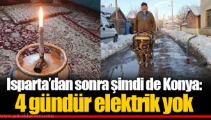 Isparta’dan sonra şimdi de Konya: 4 gündür elektrik yok