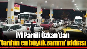 İYİ Partili Özkan'dan 'tarihin en büyük zammı' iddiası