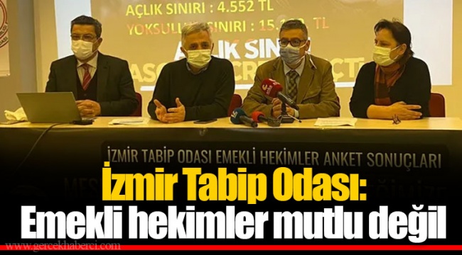 İzmir Tabip Odası: Emekli hekimler mutlu değil